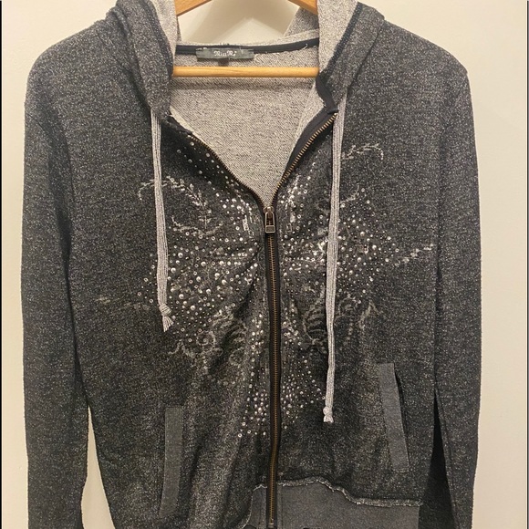 Miss Me Tops - Miss Me Abstract Hoodie women's medium